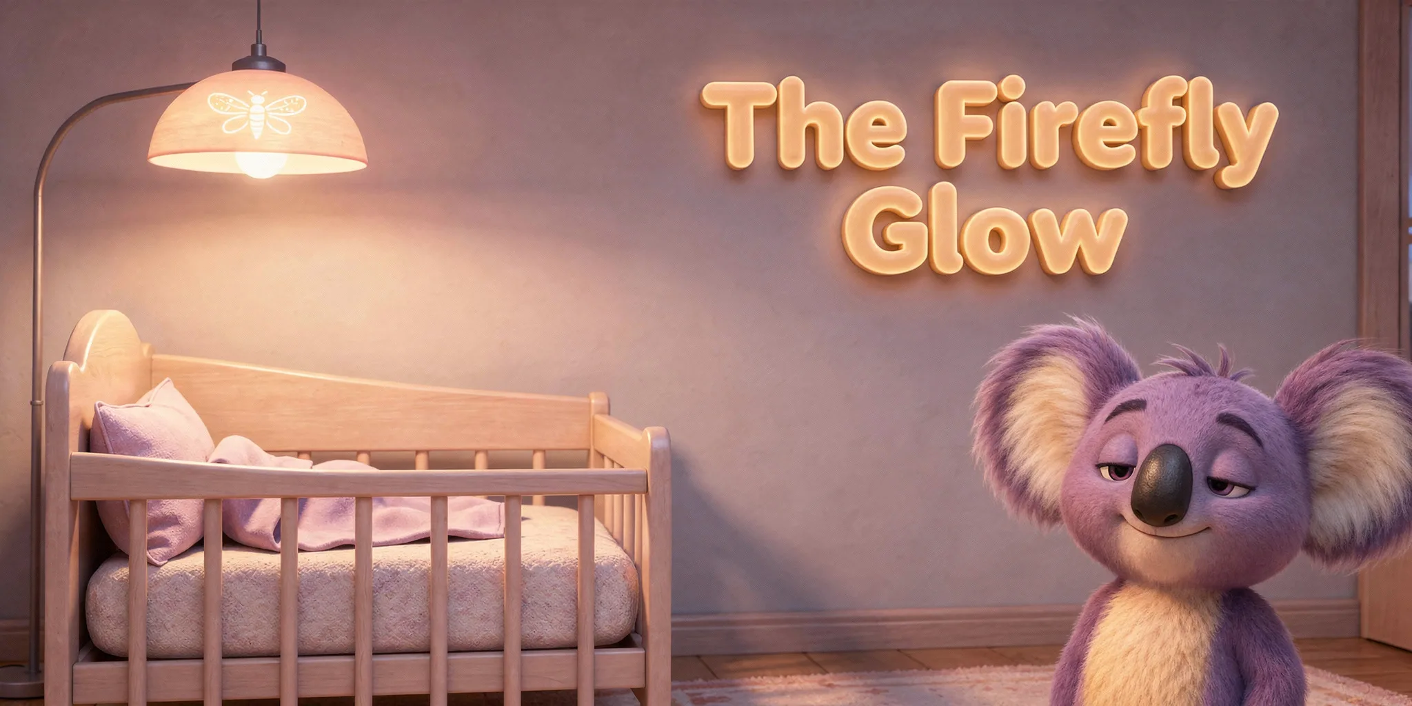 DoodleTale New Baby personalized storybook: The Firefly Glow, starring Ivy's koala drawing